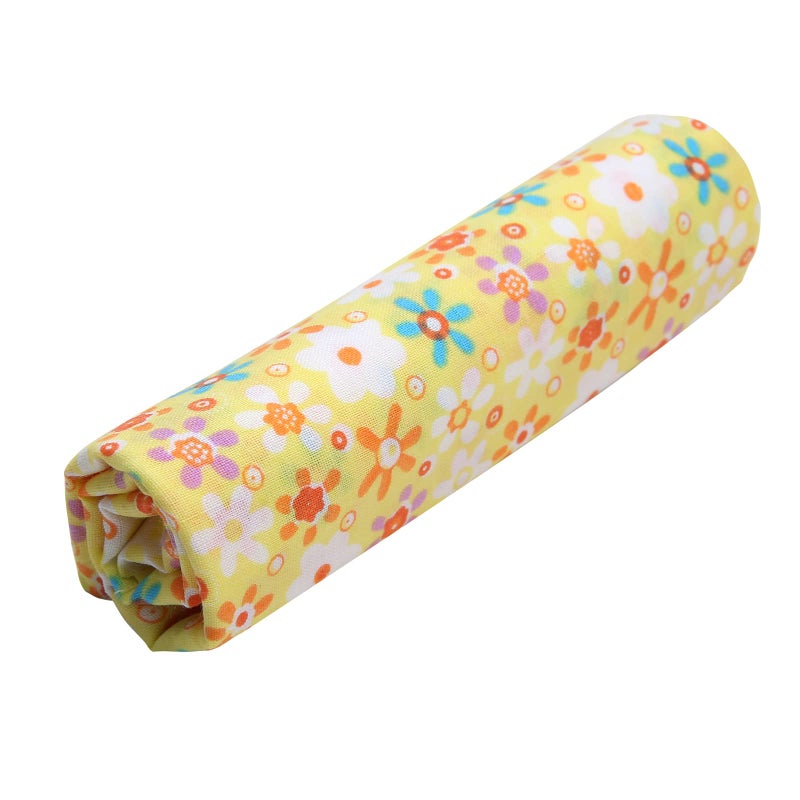 Antetek 7Pcs 20" x 20" Cotton Fabric DIY Making Supplies Quilting Patchwork Fabric Fat Quarter Bundles DIY for Quilting Cotton Patchwork Cushions (Mix Flowers, 20" x 20") - Image 2